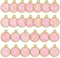 Pink Initial Charm